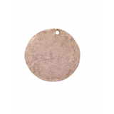 Hammered Disc with Hole Drilled On Top (35mm) (Large) #6265 Hammered Disc with Hole Drilled On Top (35mm) (Large) #6265